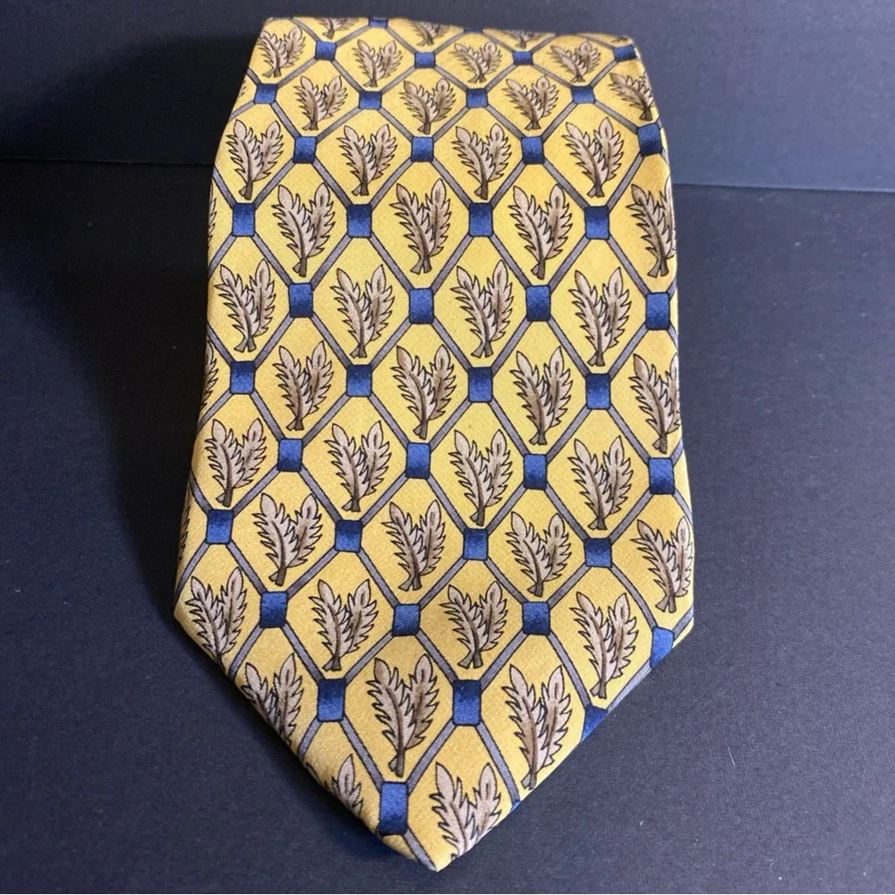 J. Garcia Landscape With An Eye Collection 10 Tie 100% Silk Made In‎ USA EUC
